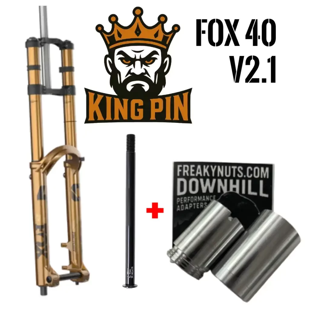 fox40 v2.1 with kingpin 15x110mm axle fox40 v2.1 with kingpin 15x110mm axle