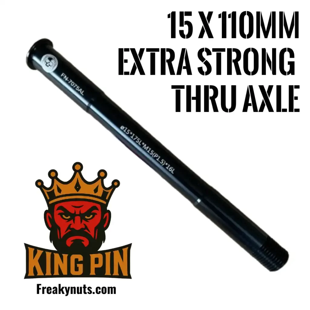 kingpin 15mm thru axle 7075al kingpin 15mm thru axle 7075al